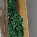 4FT Pre-Lit Green Christmas Tree, Small Artificial Holiday Fir Xmas Tree with 450 PVC Branch Tips, 150 Warm Lights, Foldable Base for Home, Party Decoration