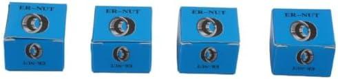 Lehuy2536gh Spare Part Clamping Nut Collet Holder Lathes M14x0.75mm Turning Tools 140CR Steel, 2 Pieces