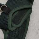 Cat Harness and Leash for Walking Escape Proof Breathable Mesh Fabric, Solid Green, Large, Adjustable Cat Walking Jackets with Handle, Padded Stylish Cat Vest (L 8-12LBS)