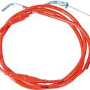 NIBBI High Performance Motorcycle Throttle Cable Adjustable GY6 Scooter Throttle Cable Flat Slide Carburetor Throttle Cable Red 185CM Fit Yamaha TaoTao Kymco SYM GY6 Scooter 125 150 Moped (red)
