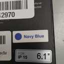 CellEver Strong Magnetic for iPhone 15 Case with Ring Stand [Military Grade Drop Tested] [Compatible with MagSafe] Slim Translucent Matte Phone Case (6.1") - Navy Blue 