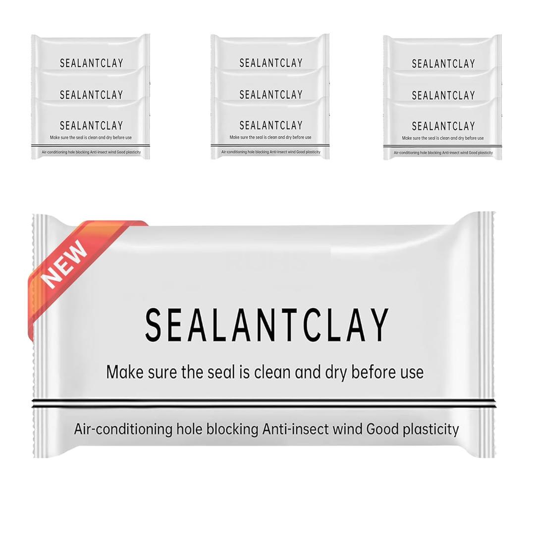 Waterproof Sealant Mastic, Solid Glue Waterproof Sealant, Quick Mending Mud for Drain Connection, Wall Hole, Air Conditioning Hole Waterproofs Seal Putty, Gaps Wall Filler
(10)