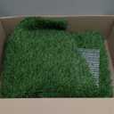 LOOBANI Realistic Artificial Grass Rug Indoor Outdoor, Dog Grass Mat with Drainage Holes and Replacement Artificial Grass Turf, Fake Grass for Garden Lawn Landscape Balcony Decoration, 3 Feet x 5 Feet