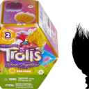 Mattel DreamWorks Trolls Band Together Rainbow Pom Poms Keychains with Surprise Mini Doll, Rainbow Series 1, Flip to Reveal 2 Pack