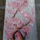 Yotree Paintings - 24x48 Inch 3D Wall Art Plum Blossom on Canvas Abstract Painting Wood Inside Framed Hanging Wall Decoration Ready to Hang