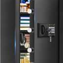 5.2 Cu Ft Large Home Safe Box Fireproof Waterproof, Personal Security Safe with Digital Keypad, Spare Keys, Alarm System and 3 Removable Shelves, Fire Document Safes for Home Money Medicine Valuables