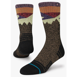 Stance Divided Hiking Crew Black Brown MD (US Men's Shoe 6-8.5, Women's Shoe 8-10.5), 8-10.5 Stance Divided Hiking Crew Black Brown MD (US Men's Shoe 6-8.5, Women's Shoe 8-10.5), 8-10.5