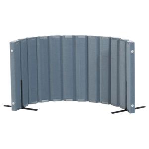 Angeles Room Divider, Acoustic Room Divider Panel, Grey, 30" X 6'
Noise Reducing Wall Divider, Freestanding Privacy Screen for Classroom, Roll-up Storage and Partition Feet Included
