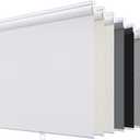 SUNOFF Blackout Cordless Roller Shades Blinds,22" W x 72" H,White