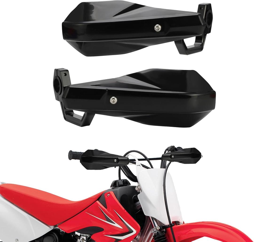 Motorcycle Handguards 7/8" and 1 1/8" Hand Guard Protection Universal for YZ 125 YZ 85 YZ 65 TTR125 TTR50 TTR 110 PW 50 CRF110 CRF50 CRF125 CRF 70 Dirt Pit Bike ATV Black