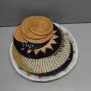 11 Pcs Boho Hanging Wall Basket Decor Handmade Woven Basket Wall Decorative Boho Wicker Baskets Placemats Round Farmhouse Bulrush Art for Rustic Home Decorations Christmas Gift(Stylish)