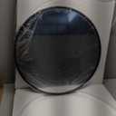 20 inch Round Mirror Black Metal Framed Wall Mount Bathroom Vanity Real Glass Circle Mirror for Home, Entryway, Living Room, Bedroom