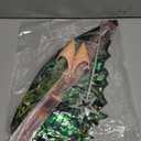 Fairy Wings for Adults and GirlsFairy Costume Set with Floral Garland, Fairy Hair Tinsel, Wand & Elf Ears  29"x21" Organza Butterfly Wings  Ideal for Cosplay, Party, Black