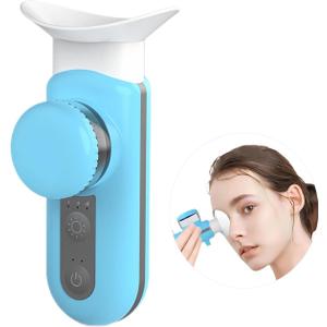Heated Nano Eye Mist Sprayer,Portable Eye Mister with Warm Compress Moist Heat for Relief Dry Eyes and Stye,Eye Drops Tool,Rechargeable Electric Eye Steamer for Eyelid,Eye Skin SPA