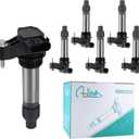 UF569 Ignition Coil Pack 6PCS For Buick Allure 2010,Cadillac ATS 2013-2019,CTS 2008-2019,XTS 2013-2019,Chevy Camaro 2010-2015,Impala 2012-2020,Pontiac Saturn 3.0L 3.2L 3.6L C1555