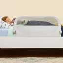 Munchkin Sleep Toddler Bed Rail, Fits Twin, Full and Queen Size Mattresses, Grey