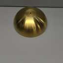 Gold Stainless Steel Steak Dome Cover with Handle, Food Dome Cover for Melting Cheese, Buttering Desserts, Steaming and Serving Burgers, Sandwiches, 3.54"x7.9"x7.9"