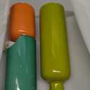 Colorful Ceramic Vase Set Home Decor - Set of 3 Flower Vases, Farmhouse Vases for Decor,Colorful Vase for Living Room,Office,Centerpiece Table Decorations,Boho Flower Mexican Pottery for Wedding