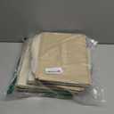 Open Storage Bins with Handle BOPEY Clothes Organizer Container Linen Fabric Foldable Basket for Home Closet Shelves Nursery Toys Books Beige Large 3-pack (BP006)