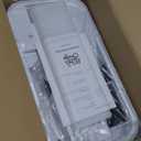 Large Turtle Tank Kit with Lamp and Filter, Acrylic Turtle Tank Starter Kit, Tank Aquarium with Heightened and Curved Fences, Bottom Drainage, Multi-Function Areas