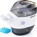 Nasal Irrigation System - Electric Neti Pot Sinus Rinse Machine for Nasal Care, Nose Cleaner Device with 30 Salt Packets and a Measuring Cup, Suitable for Adult Nasal Wash (Light Gray)