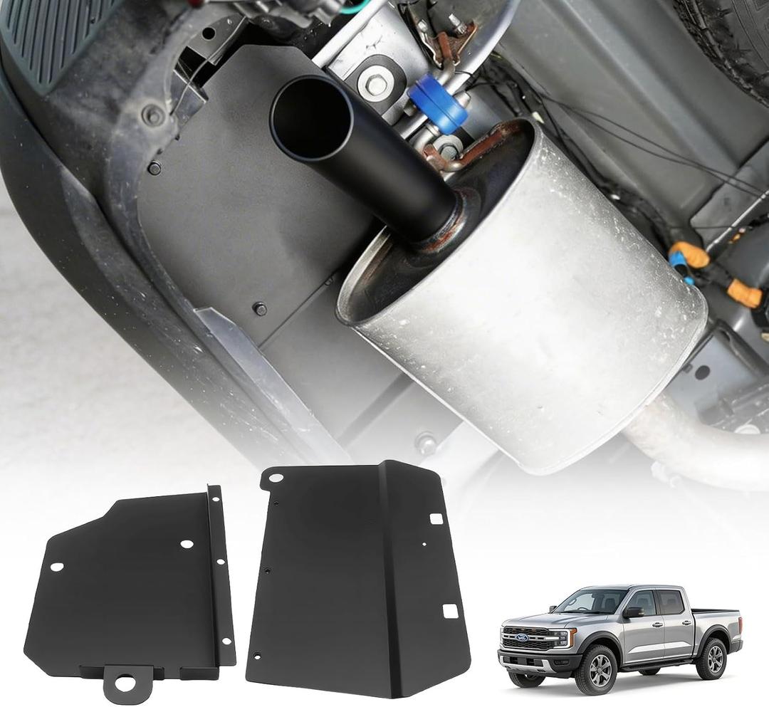 Underbody Cavity Shield Cover Compatible with Maverick 2022-2025 Accessories Left Driver Side Rear Wheel Underbody Splash Shield Aluminum Alloy Cover No Mud and Stone