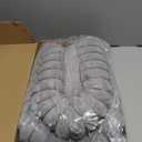 Cloud-Cuddle Cat Window Perch with 4-Sided Bolster, Zipper Design Cushion Window Seat for Window Sill, Sturdy Metal Frame & Easy Assembly Pet Hammock Bed for Indoor Cats (Gray, Large)