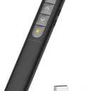 PowerPoint Clicker Presenter 2.4GHz Wireless Presenter Pointer Open Hyperlinks Slide Volume Control