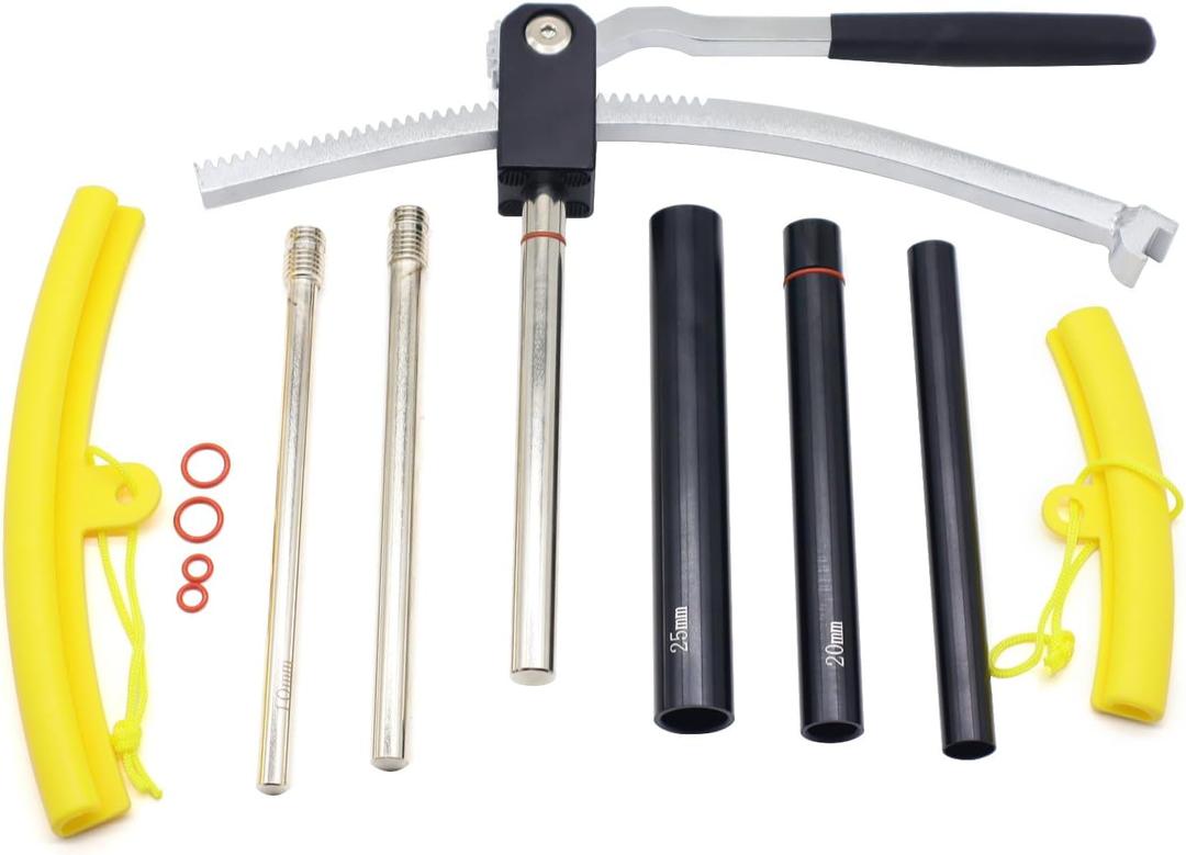 Dirt Bike Tire Changing Tool Kit for Motocross and Enduro, Compact Dirt Bike Tire Changer for 16" to 21" Wheels, 15/17/20/25mm Axles