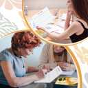 ReliThick 6 Pcs 2026 Pocket Calendar for Purse Monthly Planner Notebook Small Pocket Calendar Journals Notepads Appreciation Present Gift for Women Teacher School Office(Artistic Flowers)