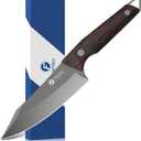 FINTISO 14C28N Steel Viking Knife, Japanese Butcher Knife with G10 Handle, Ultra Sharp Meat Cleaver Boning Knife for Meat Cutting, Outdoor Kitchen Chef Knife Best Gift (Red)