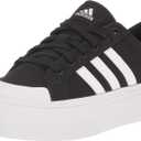 Adidas Women's Bravada 2.0 Platform Sneakers (8, Black/White/Black)