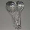 Slotted Spoon 304 Stainless Steel Skimmer Spoon with Long Handle Efficient Skimmer Ladle Multifunctional Strainer for Kitchen Frying Cooking Draining (Silvery 2pcs)