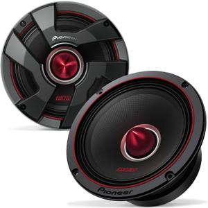 Pioneer P.R.O. Series TS-M651PRO 6.5 Speakers (Pair)  300W Max, Perfect for high-SPL Builds and pro-Level car Audio