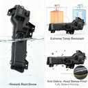Right Front Fog Light with Amber DRL - Compatible with Model 3 (2017-2023) & Model Y (2019-2024) |Replacement Part Numbers 1077391-00-D/E/F | Plug & Play