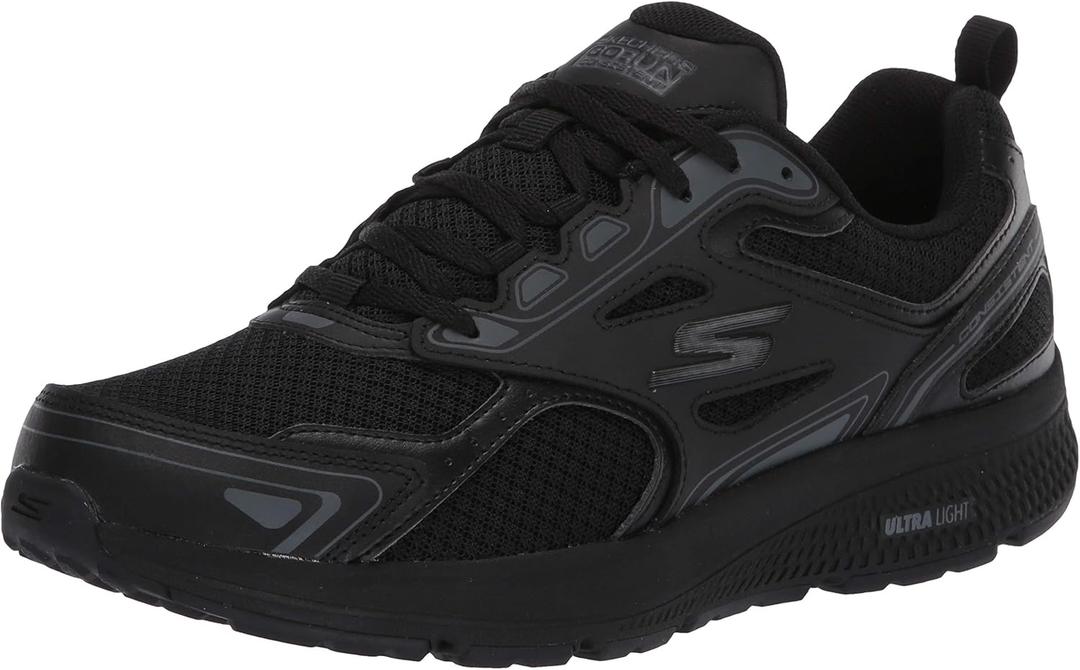 Skechers Women's CONSISTENT Sneaker (9, Black)