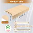 4PCS Wire Shelf Cover 35"L x 16"W PVC Wood-Like Wire Rack Covers