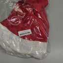 XAMSHOR Red Christmas Tree Skirt 32 Inches Snow Sequin Embroidery with White Trim Border Decor for Xmas Holiday Party Ornaments