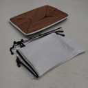 Board Game Storage Containers with 10PCS Zipper Bags, DIY Stickers and Adhesive, Board Game Organizers and Storage Bags for Board Games, Puzzles, Toys, Video Game, Craft Office Supplies (Gray)