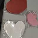 Burbell 3 Piece Valentines Decorations Outdoor Large Heart Wooden Porch Signs Valentines Wood Love Ornaments Sign for Front Door Home Farmhouse Garden Patio Wedding(Classic Style)