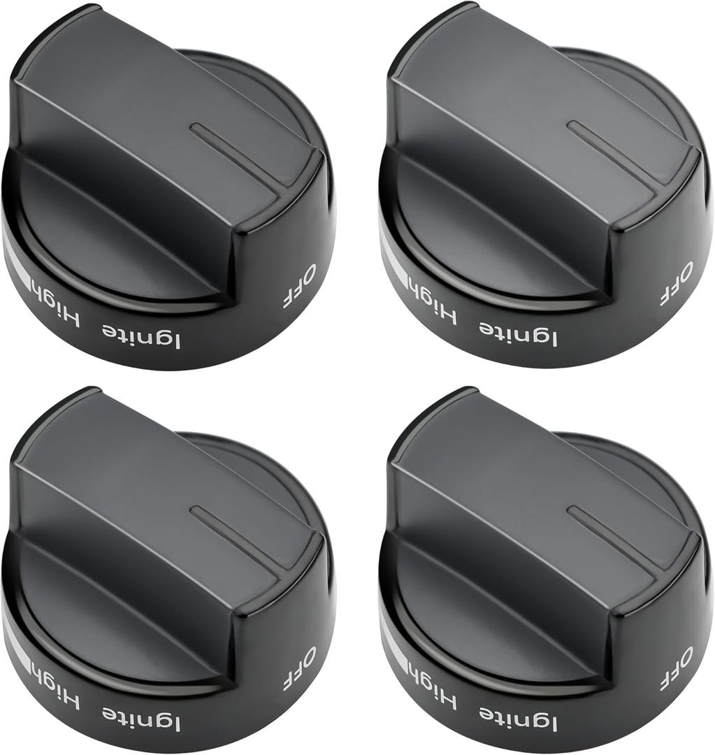 Upgraded W10339442 Stove Knobs Replacements for Whirlpool Gas Range, Replaces WPW10339442VP, 2311008, AP6019877, PS11753188, EAP11753188, 4 Pack