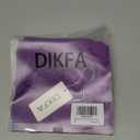 DIKFA Lingerie for Women Lace Babydoll Sleepwear V Neck Open Front Chemises Sexy Spaghetti Strap Nightgown, Medium