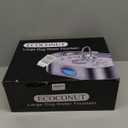 3.4Gal Dog Water Fountain for Large Dogs, 13L Stainless Steel Large Pet Fountain with Deeper & Wider Drinking Area, Automatic Dog Water Bowl Dispenser with Water Window (Silver)