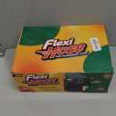 Flexi Hose Expandable Garden Hose with 8 Function Nozzle, 100FT - Lightweight Retractable Garden Hose, Water Hose - No-Kink Flexibility, 3/4 Inch Solid Brass Fittings and Double Latex Core (Black)