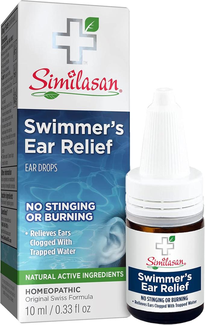 Similasan Swimmer's Ear Relief Ear Drops 0.33 Ounce Bottle BBD: 01/27