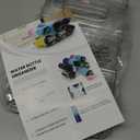 LARGER Compartment - Stackable Water Bottle Organizer Holder - for Stanley & Others' Large Tumbler - Clear Wine Rack, Cup Bottle Holder for Cabinet Home Countertop Fridge Pantry Shelf, 3 Tier Hold 9