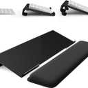 Laborio Computer Keyboard Stand for Desktop, 2Level Height Adjustment Keyboard Wrist Rest, NonSlip Key Board Riser Pad for Office, Gaming, and Home Desks