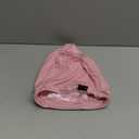 LULUSILK Mulberry Silk Bonnet for Sleeping Women, Real Silk Sleep Cap for Curly Hair and Braids, Pure Head Wrap with Scrunchies, Pink