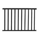 Superior Aluminum Railing Kit | Deck, Porch & Balcony Railing for Outdoor Use  Level, 36" H x 4'W, Black