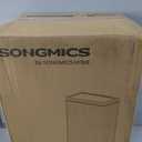 SONGMICS Trash Can, 13 Gallon (50 L), Stainless Steel, with Lid, Pedal